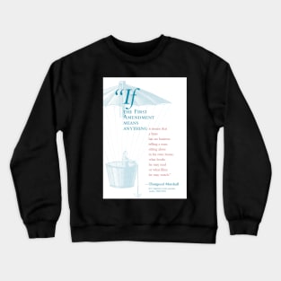 First Amendment Crewneck Sweatshirt